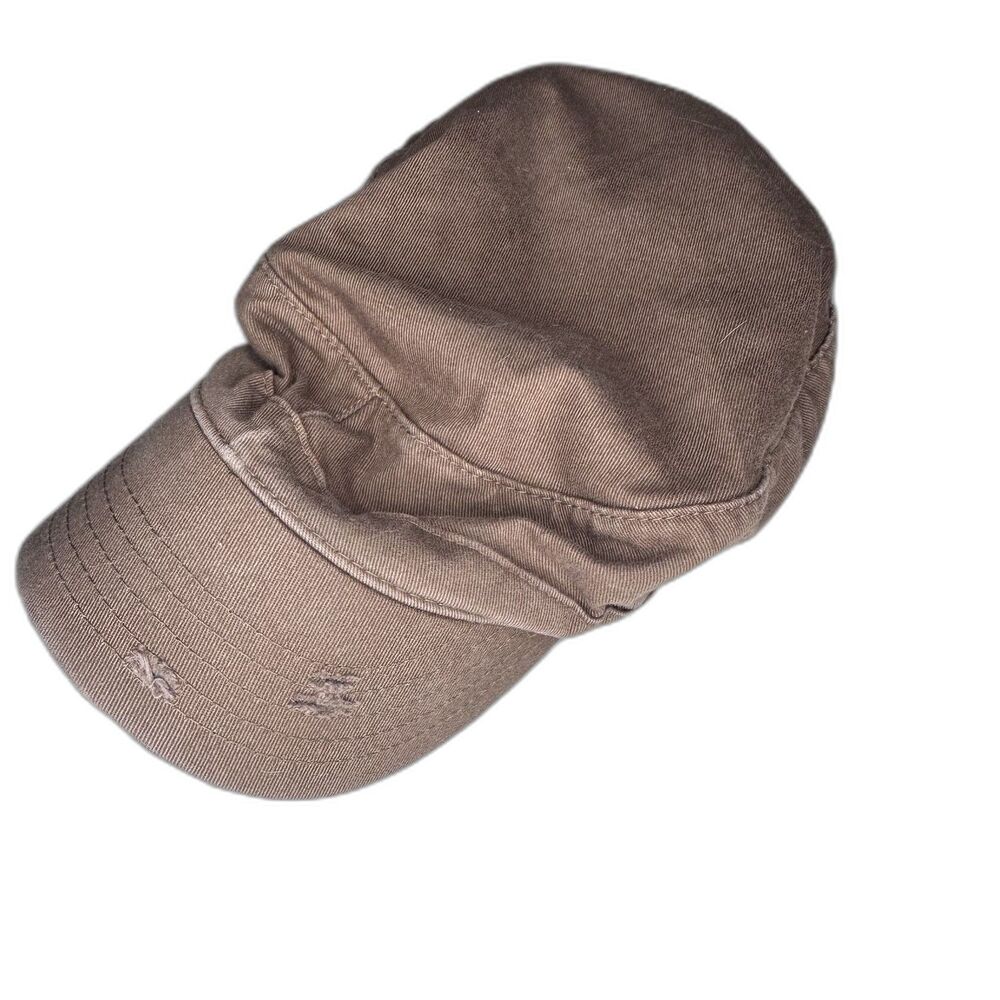 Vintage Cadet brown military style cap